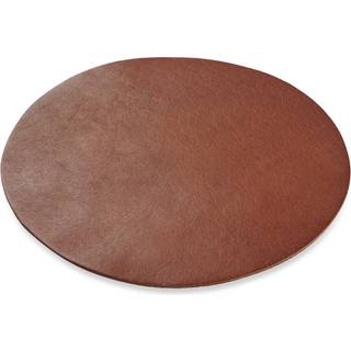 Musemåtte | Mocca Bøffellæder | Rund