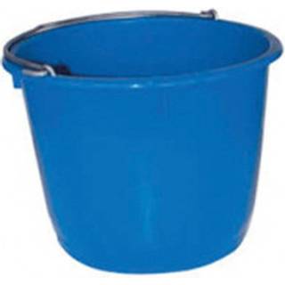 Spand med metalhank Blå 10L.