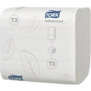 TORK Toiletpapir i arkT3 2-lag 9072 ark Hvid Advanced Bulk (114277)