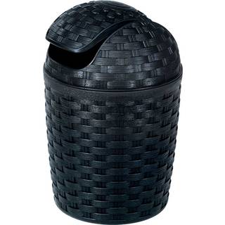 Plast1 Skraldespand m. Vippelåg 5 Liter - Sort
