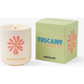 Assouline Candlelight And Scents - 'Tuscany Marvel' travel candle in White Wax: blend of soy and paraffin