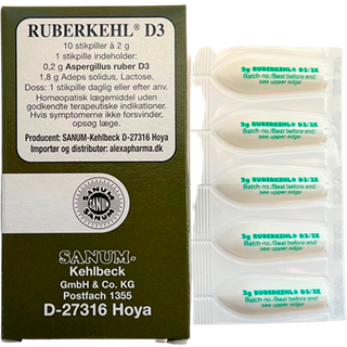 Ruberkehl Stikpiller D3 - 1 Pakker