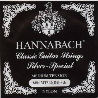Hannabach Series 815 Medium Sp?nding Silver Special Single D4 String til klassisk guitar (652524)