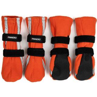 Hundesko FinNero HALLA Refleks Orange XXS (4-pak)