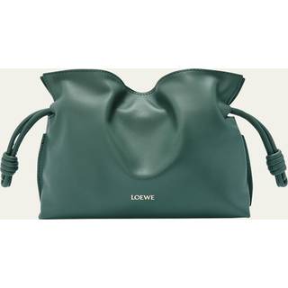 Loewe Flamenco Mini leather clutch - green - One Size