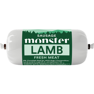 Monster Hundepølse Lam - 80 g