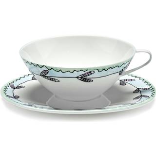 Serax Blossom Milk Tekop Med Underkop - Tekopper Benporcelæn Blå - B9223135-403