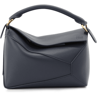 Loewe Puzzle Edge Small leather shoulder bag - blue - One Size