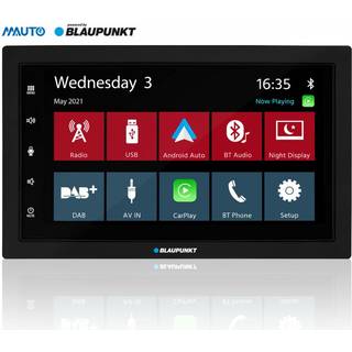 Blaupunkt Oslo 600 DAB m. Trådløs CarPlay, Android, DAB+ og Bluetooth
