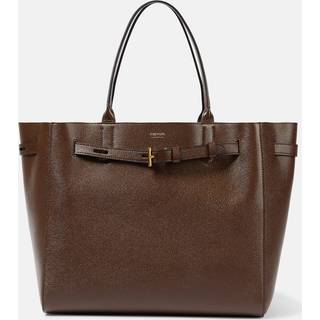 Tom Ford Audrey Large leather tote bag - brown - One Size