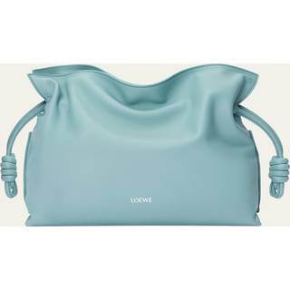 Loewe Flamenco Medium leather clutch - blue - One Size