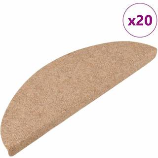 Selvklæbende Trappemåtter - 20 / Beige / 65 x 22.5 x 3.5 cm