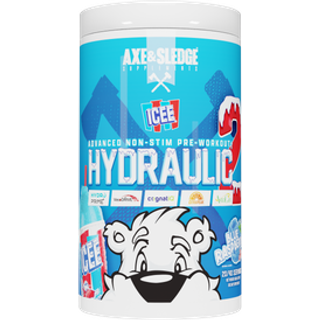 Axe & Sledge - Hydraulic V2 Non-Stim Pre-Workout, ICEE Blå Hindbær - 450g
