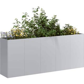 plantekasse 200x40x80 cm galvaniseret stål