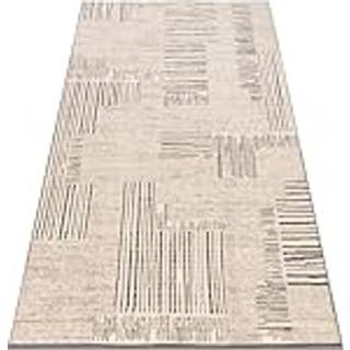 Gulvtæppe ANGEL 1222 / 52023 Linjer beige / grå 160x230 cm