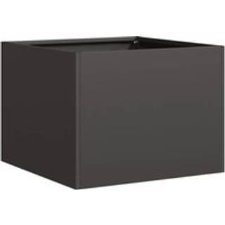plantekasse 40x40x30 cm stål sort