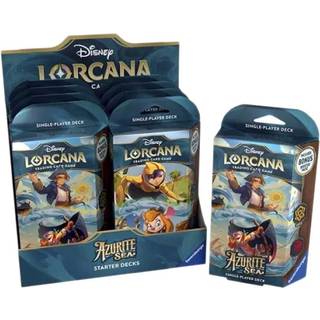 Disney Lorcana TCG Azurite Sea Starter Decks Display (8) *English Edition*