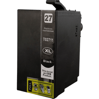 Epson 27XL sort printerpatron 35 ml C13T27114010 alternativ