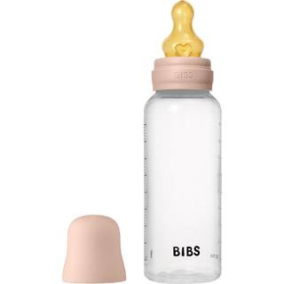 Bibs Baby Bottle Round Latex Medium Flow Blush (270 ml)