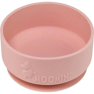 Mumin silikonskål, rosaskott pink
