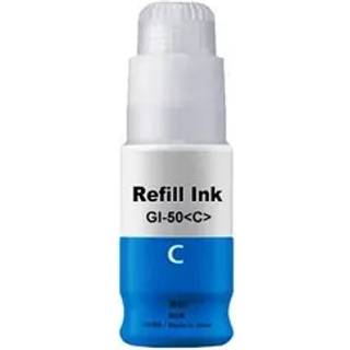 Kompatibel refill-blækflaske til Canon GI-50 C Cyan Pixma G5050 G5055 G6050 G6055 G7050 GM2050 GM404