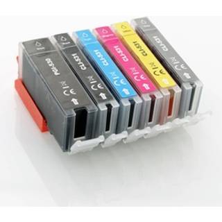 Kompatibelt sæt med 6 printerpatroner til Canon PGI-530 CLI-531 Pixma TS8750 TS8751 fra ABC