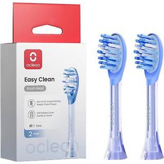 Oclean Easy Clean -reservbørste, blå, 2 stk