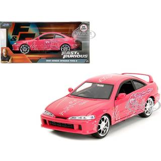 Jada Toys - Fast & Furious 1:24 Honda Integra (Sukis Pink Design) - Die -Cast Model Car Detailed Exterior Authentic Movie Replica Collectible Toy