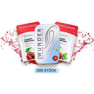 Wunder Tandstikker Med Smag Cherry & Menthol Sampak