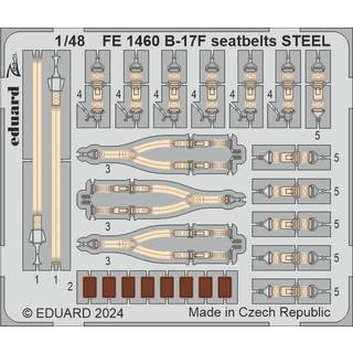 B-17F seatbelts STEEL 1/48