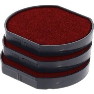 Trodat Udskiftning Bl?kpatron 6/4642 - Pakning med 3 farver r?d