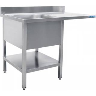 SARO Vaskstation - med 2 håndvaske , venstre- 700 mm dybde, 1200 mm