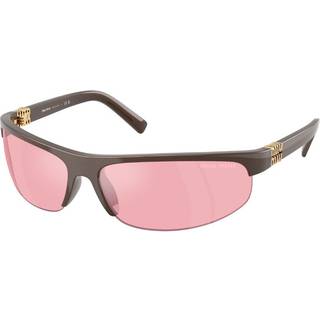 Miu Miu MUA02SF Asian Fit 14Y70J 68 Solbriller Kvinder Brun - Metallic Cocoa Brown - 68mm