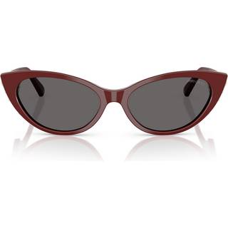 Jimmy Choo Kvinde JC5023H 505787 Solbriller Acetat Rød Grå Cat Eye Normal