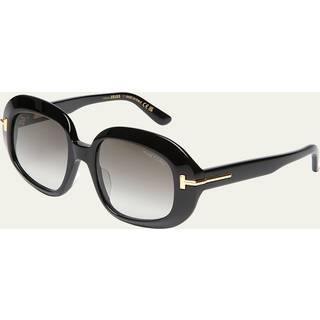 Tom Ford FT1237 01B 53 Solbriller Kvinder Black - Shiny Black - 53mm