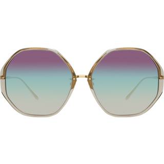 Linda Farrow ALONA LFL901 C16 60 Solbriller Kvinder Brun - Transparent Truffle Brown - 60mm