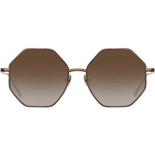 Linda Farrow LIANAS LFL1253 C8 55 Solbriller Mænd Brun - Metallic Brown - 55mm