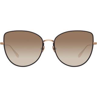 Linda Farrow ELOISE LFL1336 C4 61 Solbriller Kvinder Blue - Matte Navy Blue - 61mm