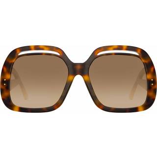 Linda Farrow RENATA LFL1126 C2 61 Solbriller Kvinder Tortoiseshell - Dark Tortoise - 61mm