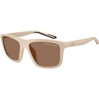 Armani Exchange AX4149SU 836173 56 Solbriller Mænd Brun - Matte Beige Brown - 56mm