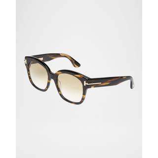 Tom Ford FT1235 56F 55 Solbriller Kvinder Tortoiseshell - Striped Dark Tortoise - 55mm