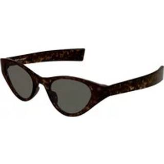 SAINT LAURENT Kvinde SL M144 002 Solbriller Acetat Havana Grå Cat Eye