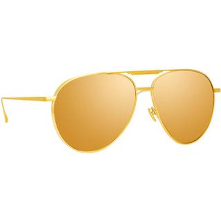 Linda Farrow CARTER LFL999 C2 65 Solbriller Mænd Guld - Yellow Gold - 65mm