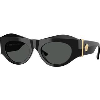 Versace VE4477U GB1/87 52 Solbriller Kvinder Black - Black - 52mm