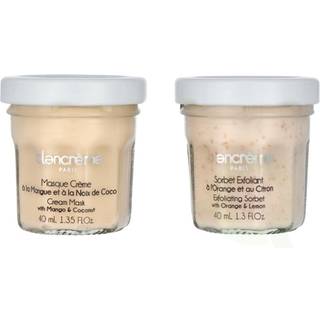 Blancreme Exfoliating Sobet + Cream Mask Duo 80 ml 2x40ml - Mango/Coconut