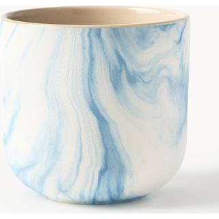 Urtepotte Kiko med marmorlook, H 17 cm