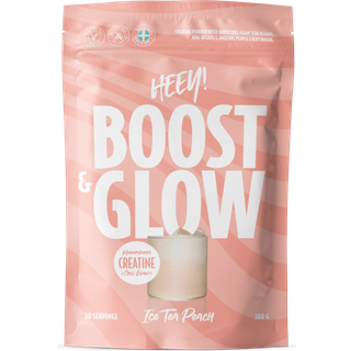 Heey! Boost & Glow Creatine + Vegan Collagen Ice Tea Peach (300 g)