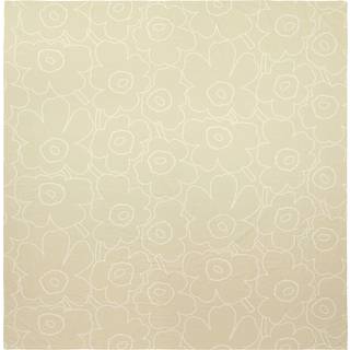 Marimekko Piirto Unikko sengetæppe 260x260 cm Ecru