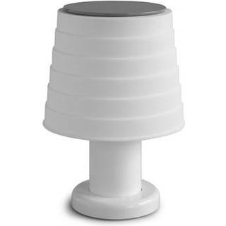 SOWDEN Lighting - 'PL5' portable lamp, white in multicolor aluminiun, silicone, ABS