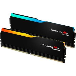 G.Skill Ripjaws M5 Neo RGB DDR5-6400 - 32GB - CL32 - Dual Channel (2 pcs) - AMD EXPO - Sort med RGB